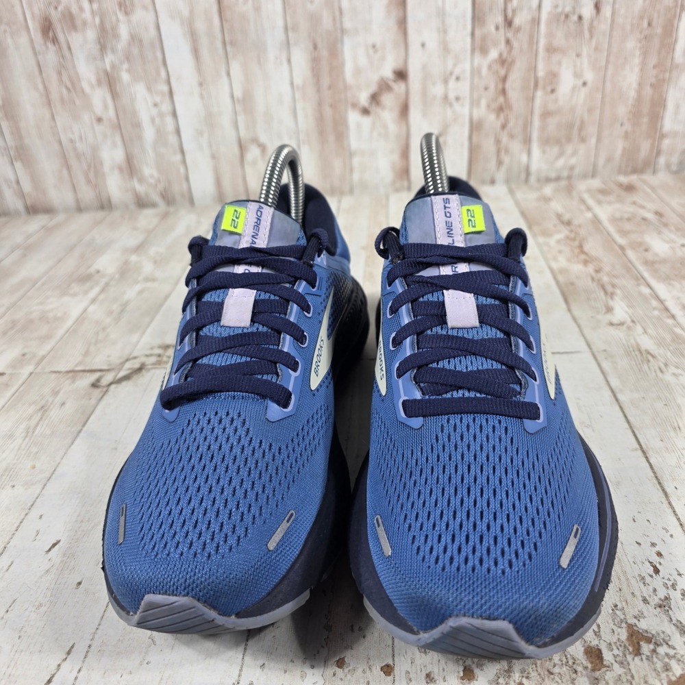 Brooks Adrenaline GTS 22 Womens Blue Stability Running Shoes 1203531B467 Size 7 - Picture 4 of 8